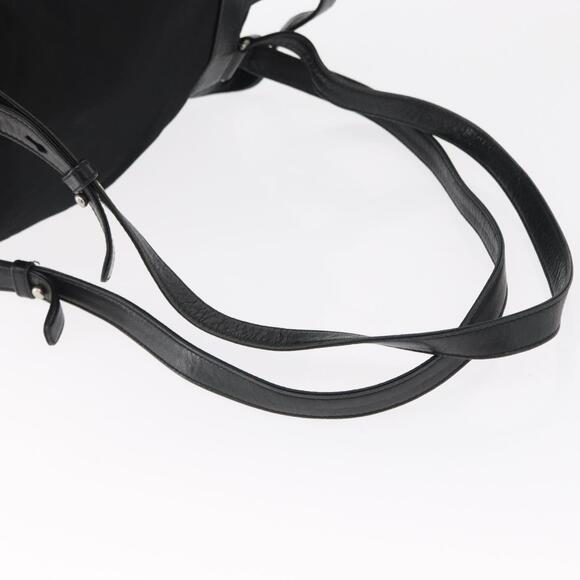 PRADA Backpack Nylon Black Silver Auth 151620 main image 15